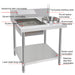 Preparation Table Stainless Steel Commercial Kitchen Work Table_9