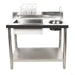Preparation Table Stainless Steel Commercial Kitchen Work Table_0