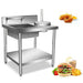 Preparation Table Stainless Steel Commercial Kitchen Work Table_5