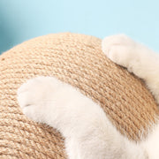 Cat Wooden Scratching Post Interactive Sisal Pet Scratching Ball_4