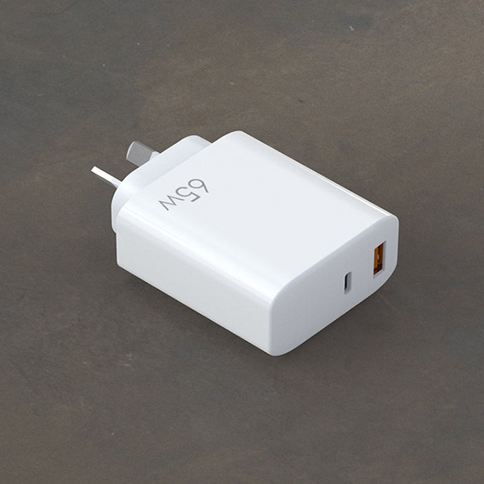 65W Fast Charging Dual Port USB A and Type C Wall Adapter- AU Plug_10