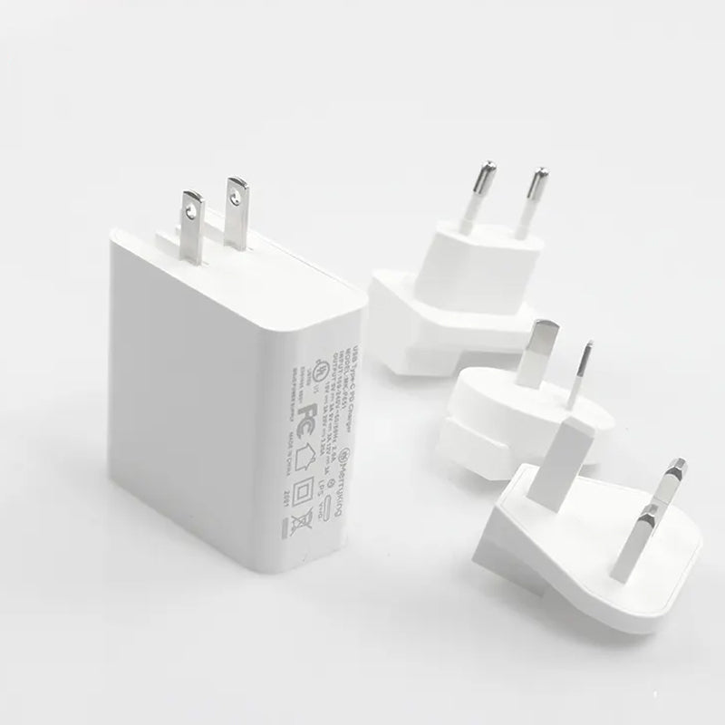 5V2.4A Convertible Fast Charging Interchangeable Type C Adapter- US Plug_6