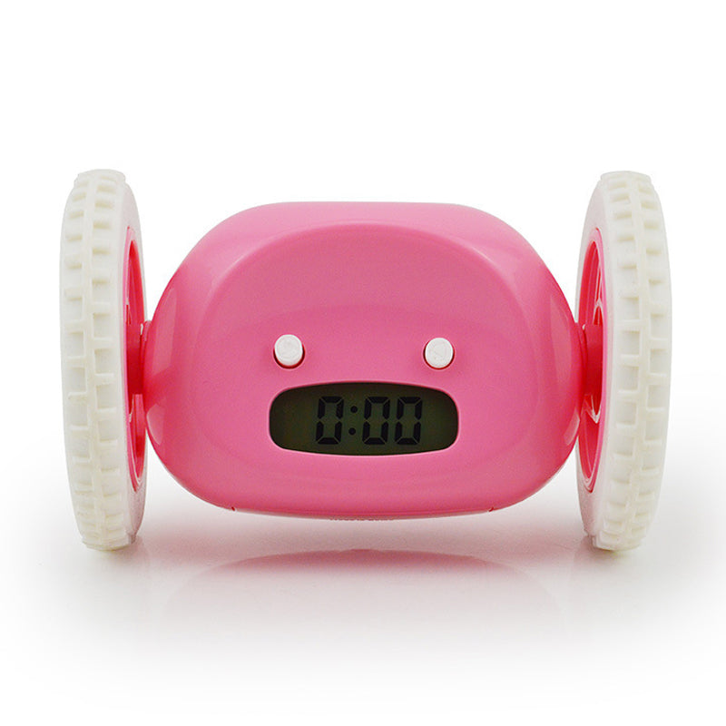 LED Lazy Running Electronic Digital Alarm Clock- Battery Operated_1