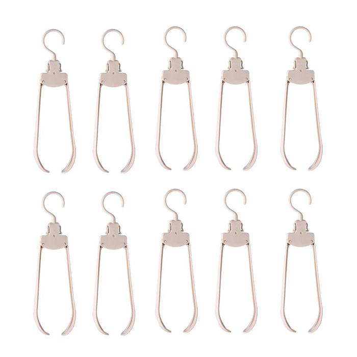 Pack of 10 Retractable Minimalist Design Laundry Hangers_0