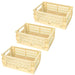 Pack of 3 Mini Folding Plastic Crates Storage Drawer Basket Organizers_16