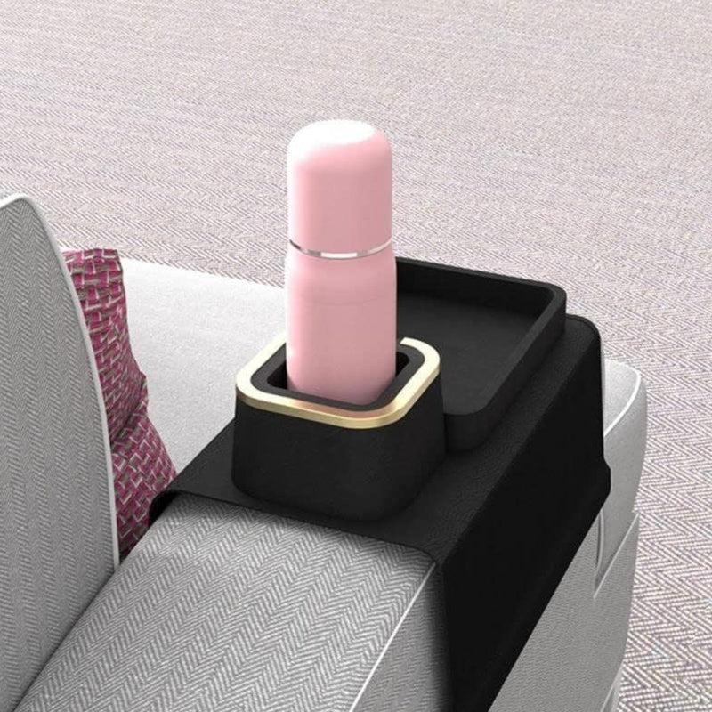 Removable Silicone Sofa Armrest Portable Cup Holder with Snack Tray_10