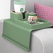 Removable Silicone Sofa Armrest Portable Cup Holder with Snack Tray_11