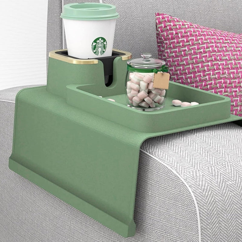 Removable Silicone Sofa Armrest Portable Cup Holder with Snack Tray_11