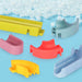 34pcs DIY Assembly Children’s Wind-Up Duck Water Slide Bathroom Toy_12