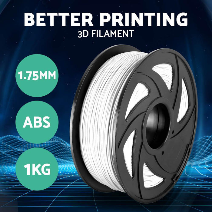 Bostin Life Abs Type 3D Printer Filament 1.75Mm Thickness 1Kg Per Roll - White Electronics >