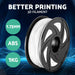 Bostin Life Abs Type 3D Printer Filament 1.75Mm Thickness 1Kg Per Roll - White Electronics >