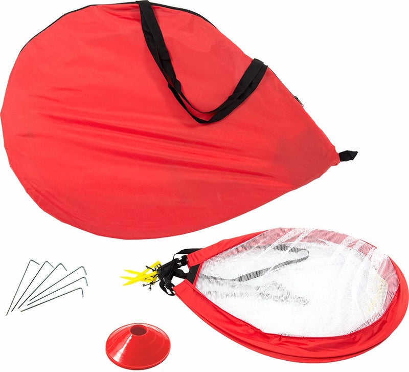 Kids Soccer Goals Set with 2 Pop Up Soccer Goals Cones and Carry Bag