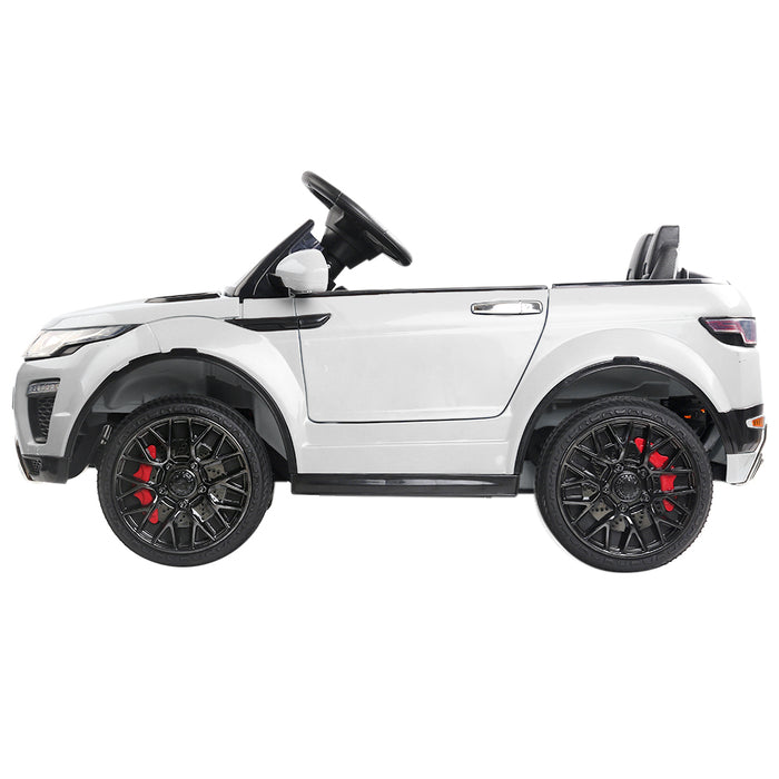 Range Rover Evoque Inspired Kids Electric 12V Ride On Car White with Remote Control