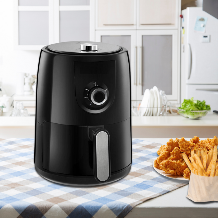 1.8L Air Fryer Electric Oil Free Airfryer Cooker Black