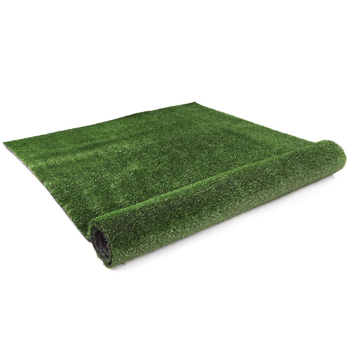 Synthetic 10mm Pile 1M Width x 20M Length 20SQM Artificial Grass Fake Turf Olive Green Lawn