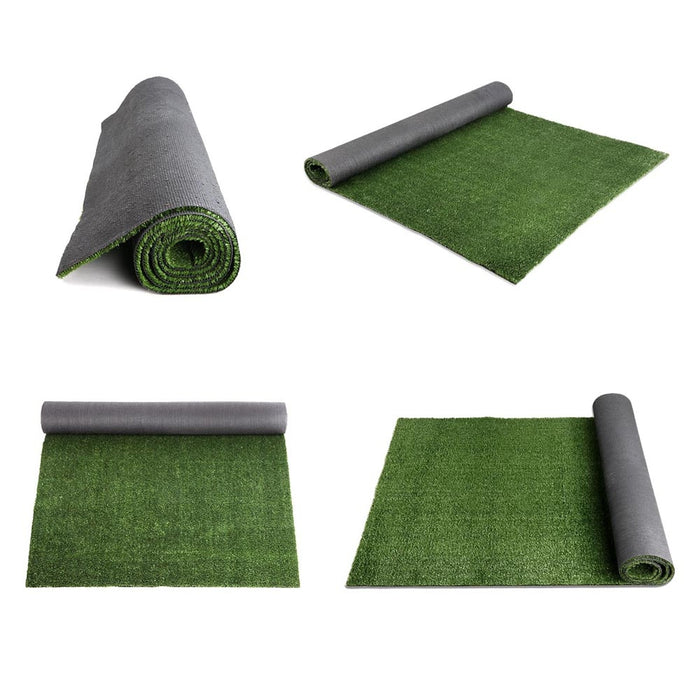 Synthetic 10mm Pile 1M Width x 20M Length 20SQM Artificial Grass Fake Turf Olive Green Lawn