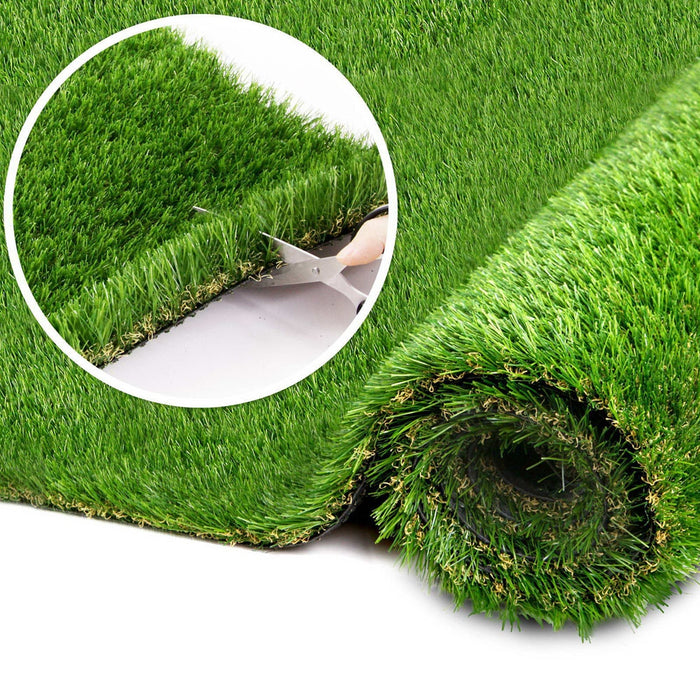 Synthetic 20mm Pile 1M Width x10M Length 10SQM Artificial Grass Fake Turf Four Colour Lawn