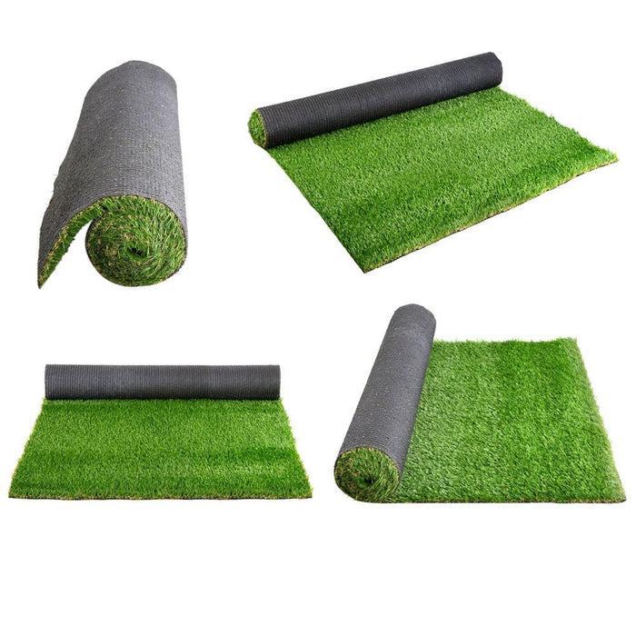 Synthetic 30mm Pile 1M Width x 20M Length 20SQM Artificial Grass Fake Turf Four Colour Lawn