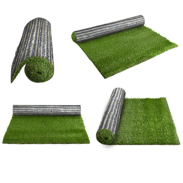 Synthetic 30mm Pile 1M Width x 10M Length 10SQM Artificial Grass Fake Turf Four Colour Lawn