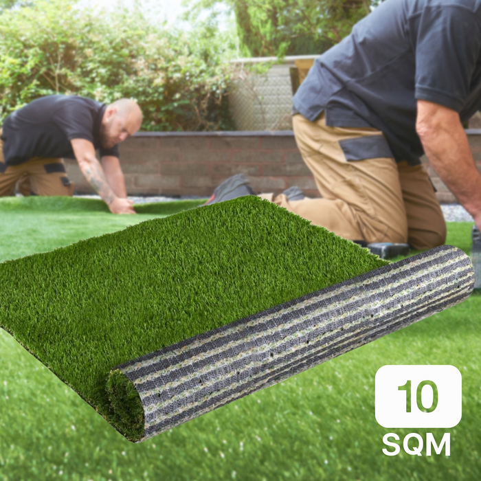 Synthetic 30mm Pile 2M Width x 5M Length 10SQM Artificial Grass Fake Turf Four Colour Lawn