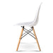 Bostin Life Set Of 4 Retro Beech Wood Dining Chair - White Dropshipzone