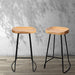 Bostin Life Set Of 4 Vintage Tractor Bar Stools Retro Stool Industrial Chairs 75Cm
