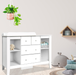 Bostin Life Storage Chest And Baby Change Table With Drawers - White & Kids >Nursery Furniture