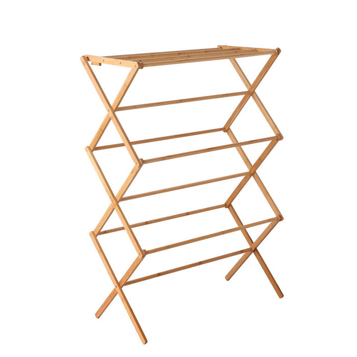 Foldable Bamboo Clothes Dry Rack
