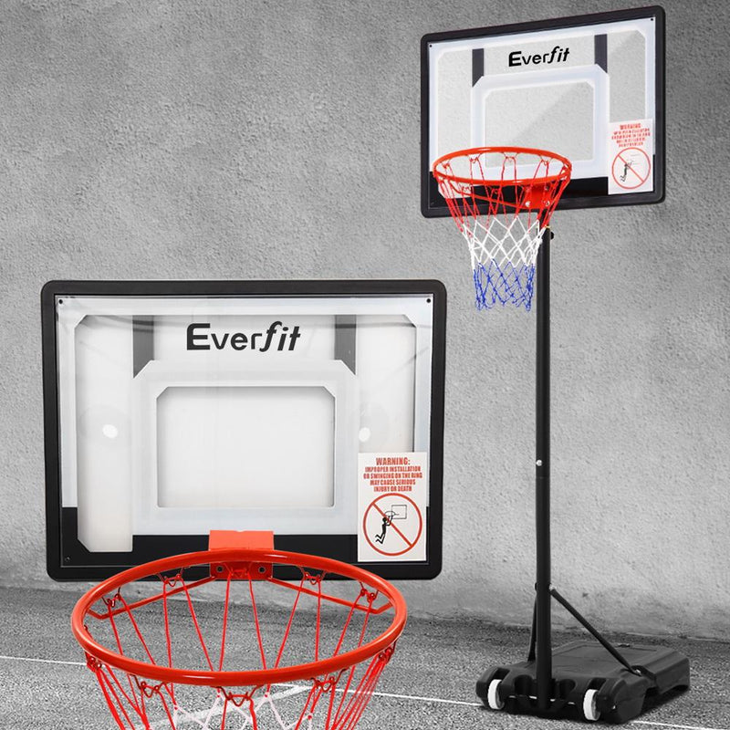 Bostin Life Everfit Adjustable Portable Basketball Stand Hoop System Rim Sports & Fitness >