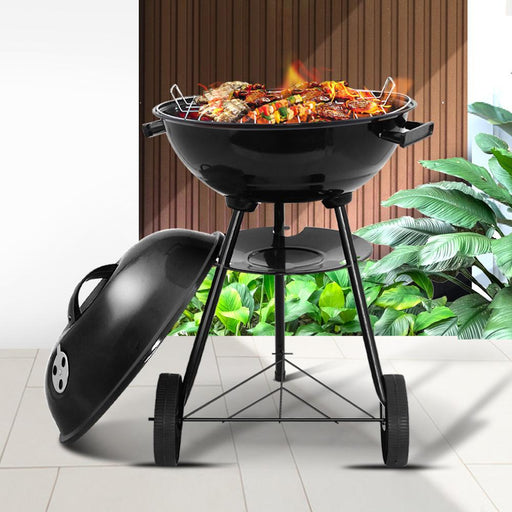 Bostin Life Grillz Charcoal Bbq Smoker Drill Outdoor Camping Patio Wood Barbeque Steel Oven