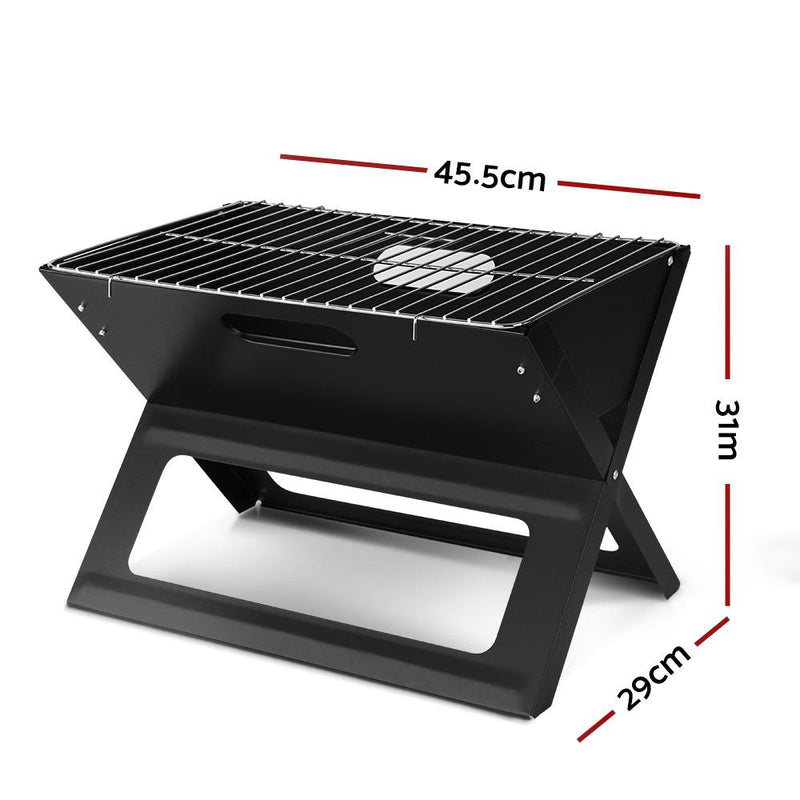 Bostin Life Grillz Notebook Portable Charcoal Bbq Grill Dropshipzone