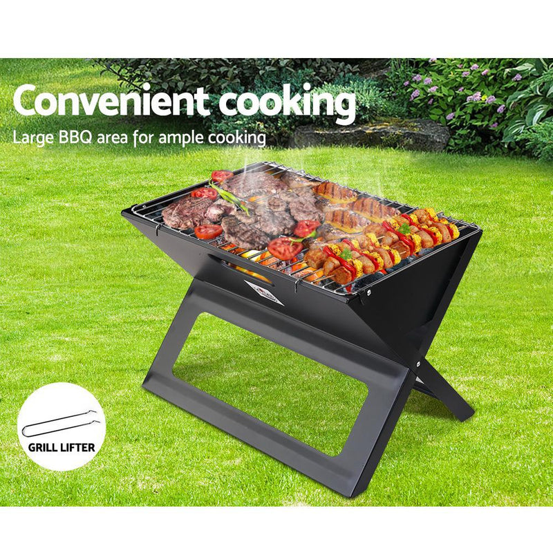 Bostin Life Grillz Notebook Portable Charcoal Bbq Grill Dropshipzone