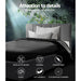 Bostin Life Anna Bed Frame King Single Size Mattress Base Platform Fabric Wooden Grey Dropshipzone