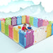 Cuddly Baby 21-Panel Plastic Playpen Interactive Kids Toddler & > Gates Playpens