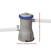 Bostin Life Swimming Filter Pump Pool Cleaner 3028L/h Dropshipzone