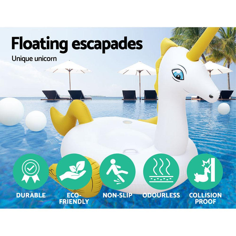 Bostin Life Inflatable Pool Float Raft Unicorn Dropshipzone
