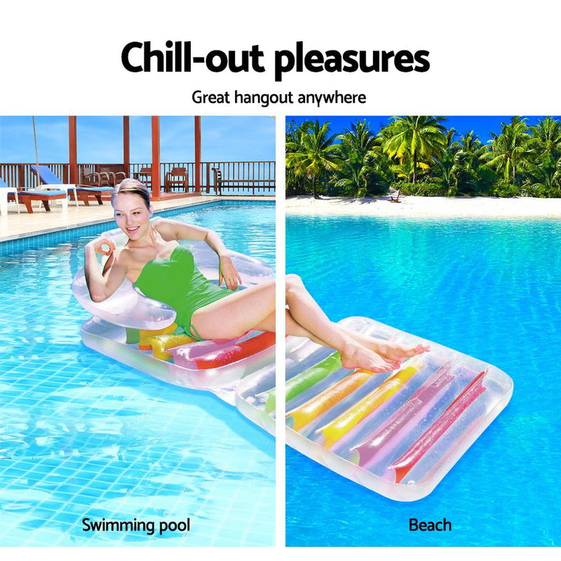 Bostin Life Floating Inflatable Float Floats Floaty Pool Bed Seat Toy Play Lounger Dropshipzone