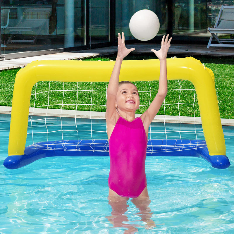 Inflatable Floating Swimming Pool Water Polo Game Set