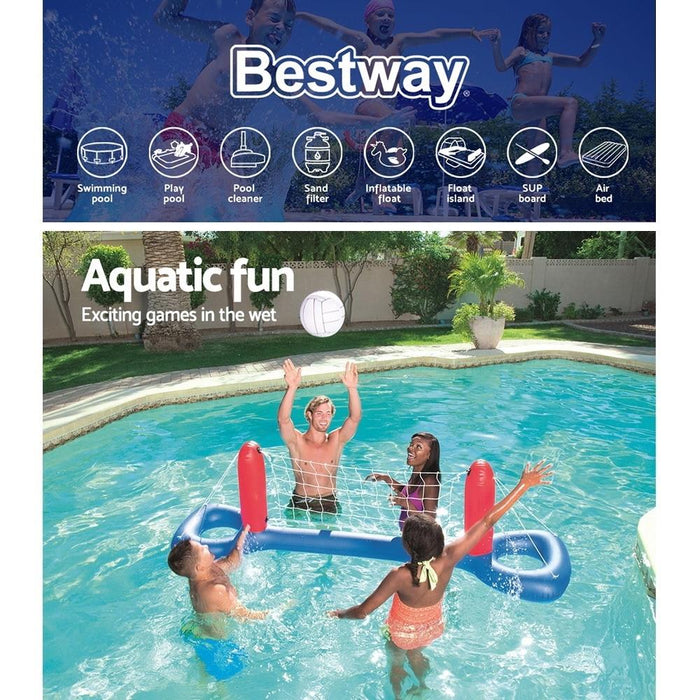 Bostin Life Bestway Inflatable Pool Volleyball Set & Ball Floating Swimming Game Toy Dropshipzone