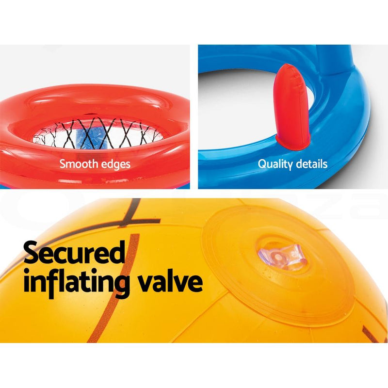 Bostin Life Bestway Game Float Kool Pool Dunk Inflatable Basketball Hoop Set Toy Dropshipzone