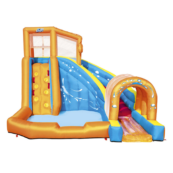 Inflatable Kids Jumping Castle Hurricane Tunnel Blast Water Slide Mega Playground Pool