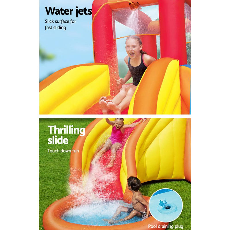 Bostin Life Bestway Inflatable Water Slide Park Jumping Castle Splash Toy Pool Playground