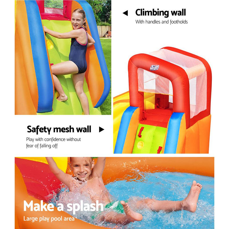 Bostin Life Bestway Inflatable Water Slide Park Jumping Castle Splash Toy Pool Playground