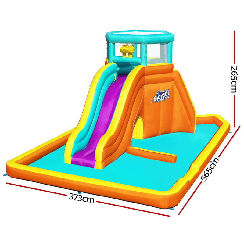 Inflatable Kids Tidal Tower Jumping Castle Mega Slide Water Playground Pool