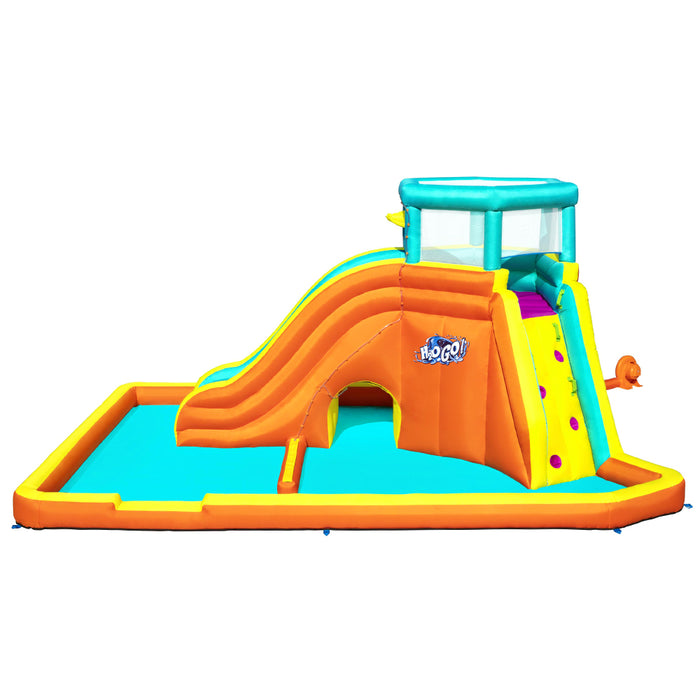Inflatable Kids Tidal Tower Jumping Castle Mega Slide Water Playground Pool