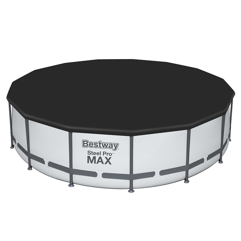 Steel Pro Max Circular Above Ground Swimming Pool with Pool Filter - 4.57M