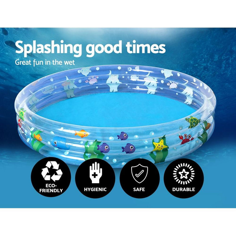 Bostin Life Bestway Swimming Pool Above Ground Play Kids Pools Inflatable Round Family Dropshipzone