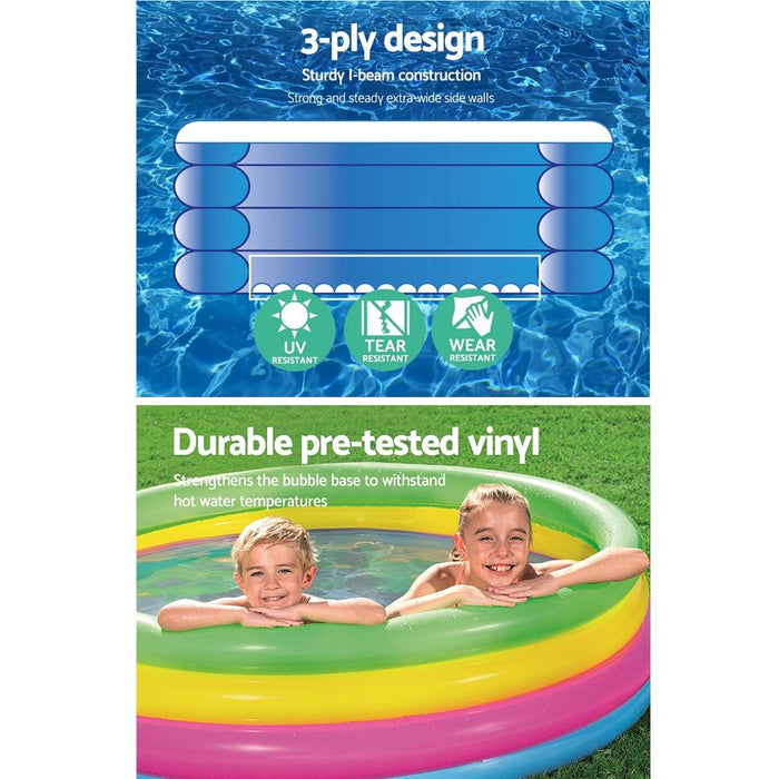 Bostin Life Bestway Inflatable Kids Pool Swimming Pools Round Family Dropshipzone
