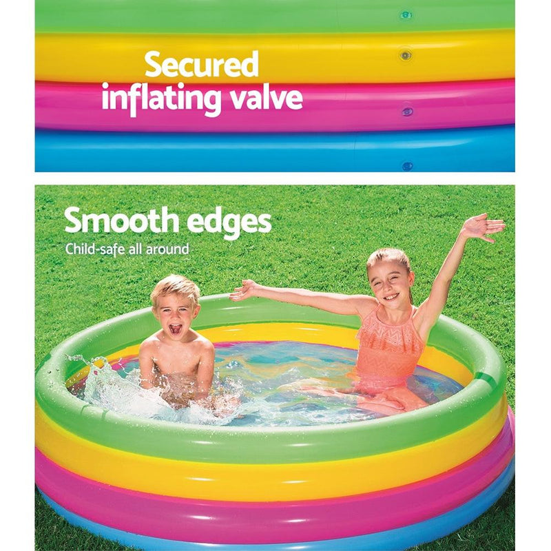 Bostin Life Bestway Inflatable Kids Pool Swimming Pools Round Family Dropshipzone