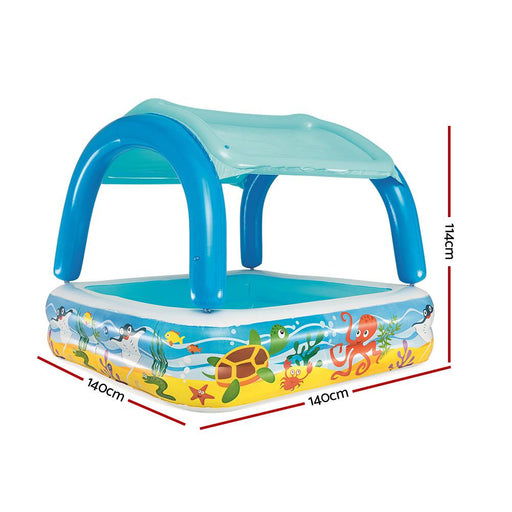 Bostin Life Bestway Inflatable Kids Pool Canopy Play Swimming Family Pools Dropshipzone